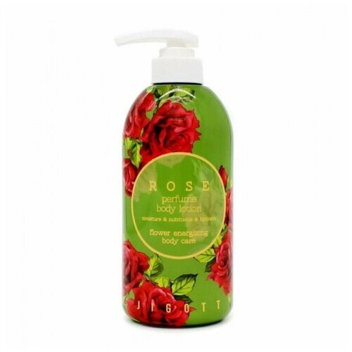 Jigott Парфюмированный лосьон с экстрактом розы / Rose Perfume Body Lotion, 500 мл