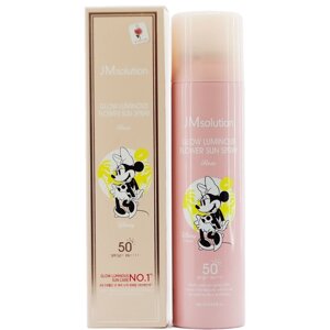 JMsolution Спрей солнцезащитный с розой, Disney collection / Disney Minnie Mouse Sun Spray SPF50+180 мл