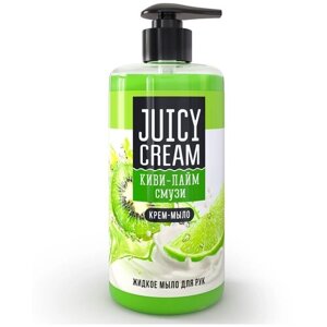 Juicy Cream Жидкое мыло Киви - Лайм смузи, 500 мл, 500 г