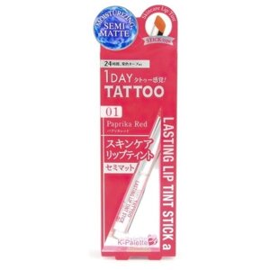 K-Palette Тинт для губ Lasting Lip Tint Stick Matte, 01 paprika red