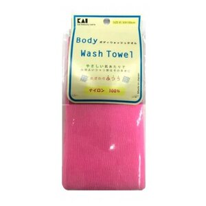 KAI Мочалка Body Wash Towel розовый