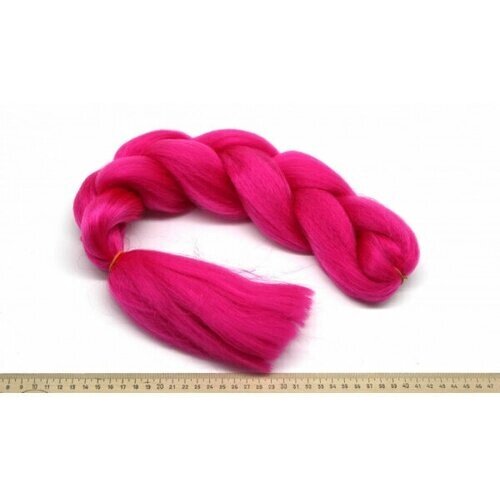 Канекалон коса 60 см, цвет розовый