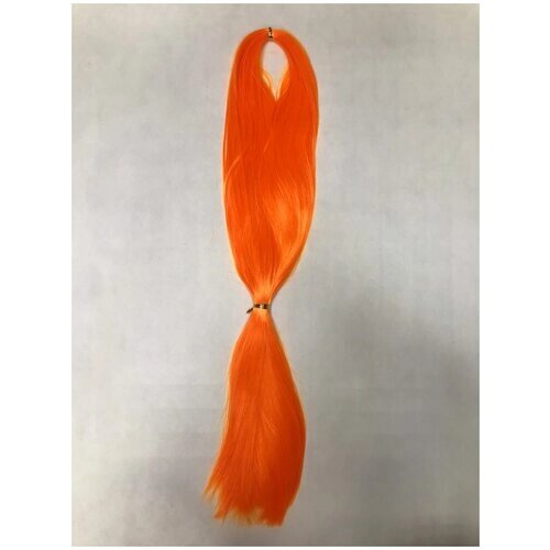 Канекалон прямой, 65 см, 200 гр. Цвет оранжевый (TF2201)