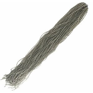 Канекалон Зизи, косички гофре, волосы для наращивания, афрокудри,120 см цвет серый