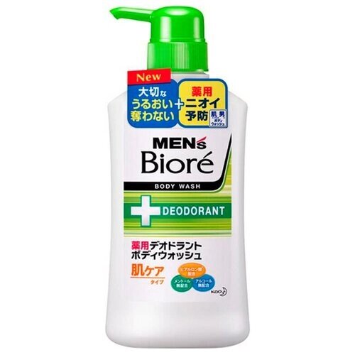 Kao Мыло жидкое Men's Biore Deodorant с цветочным ароматом, 440 мл, 440 г
