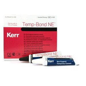 KERR/TEMP-BOND Цемент самоотверждаемый для временной фиксации коронок, 1 тюбик базы 50 г, 1 тюбик катализатора 15 г, 1 блокнот для замешивания