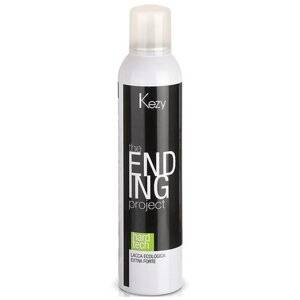KEZY The Ending Project Лак для волос Hard Tech, экстрасильная фиксация, 300 мл