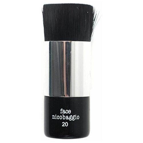 Кисть для лица из густой обрезной синтетической щитины FACE nicobaggio professional make-up BRUSH №20