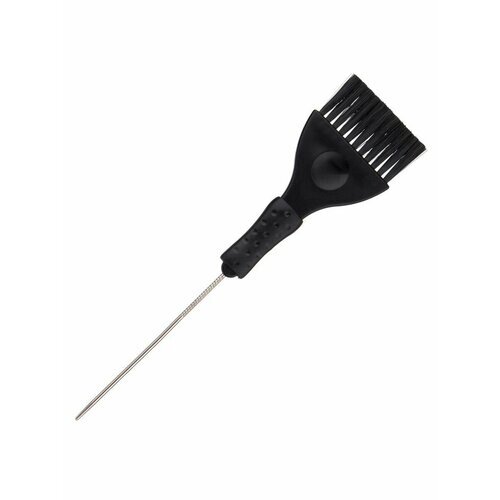 Кисть для окрашивания волос с металлической спицей (03 Черная), Maple X, МР403-01