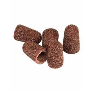 Колпачки песочные коричневые, диаметр 10мм, абразивность 180, 5шт, IRISK professional, Б802-10-03