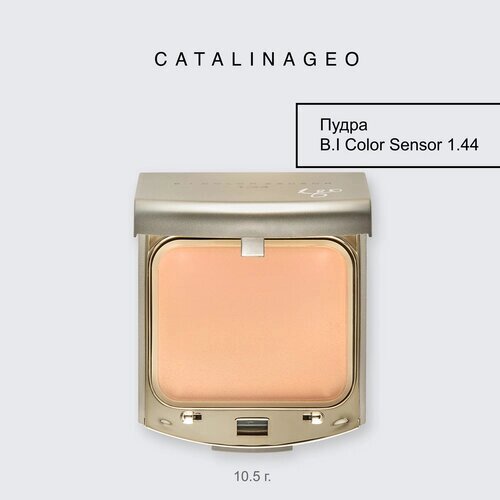 Компактная пудра Catalinageo B. I Color Sensor 1.44 Two Way Cake, 10.5 г, оттенок 21 Light Beige