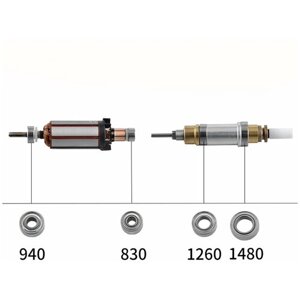 Комплект подшипников для наконечника-микромотора маникюрного аппарата Strong 105L NMB Япония запчасти оригинал 4шт