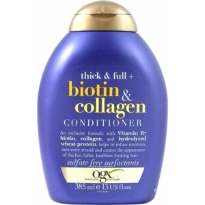 Кондиционер для лишенных объема и тонких волос OGX Biotin&Collagen с биотином и коллагеном, 385мл - 1 шт.