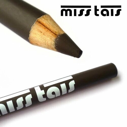 Контурный карандаш для глаз и век MISS TAIS коричнево-черный, Бразилия