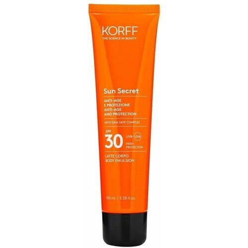 KORFF Эмульсия для тела солнцезащитная SPF30 Sun Secret Anti-age and Protection Body Emulsion