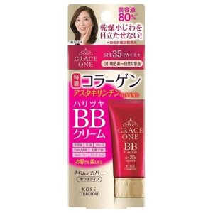 Kose Cosmeport BB крем Grace One, SPF 35, 50 мл/50 г, оттенок: 01 светлый бежевый, 1 шт.