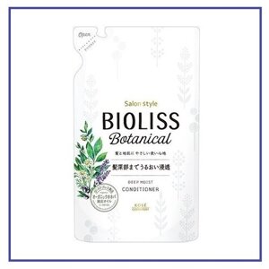 KOSE Увлажняющий кондиционер для волос Bioliss Botanical Deep Moist, с фруктово-цветочным ароматом, 340 мл
