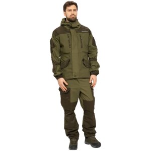 Костюм мужской Huntsman Горка 5, палатка/грета, зеленый, размер 48-50, 182-188 см