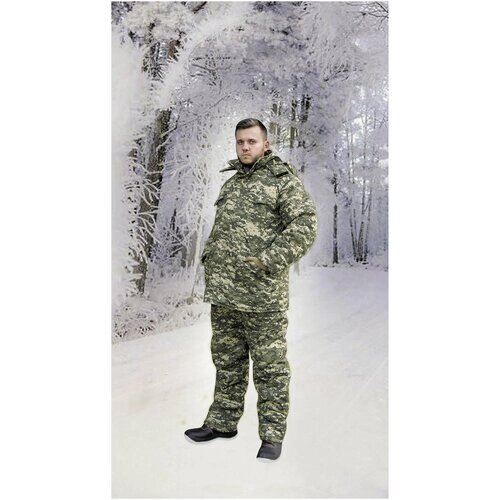 Костюм зимний мужской "Сибирь-3" камуфляжный