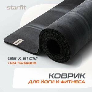 Коврик для йоги и фитнеса STARFIT FM-301 NBR, 1,0 см, 183x61 см, с принтом