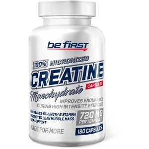Креатин Be First Creatine Monohydrate Capsules, 120 шт.