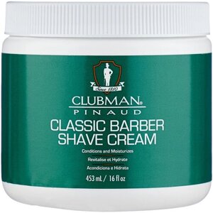 Крем для бритья Shave Cream классический Clubman, 500 г, 453 мл
