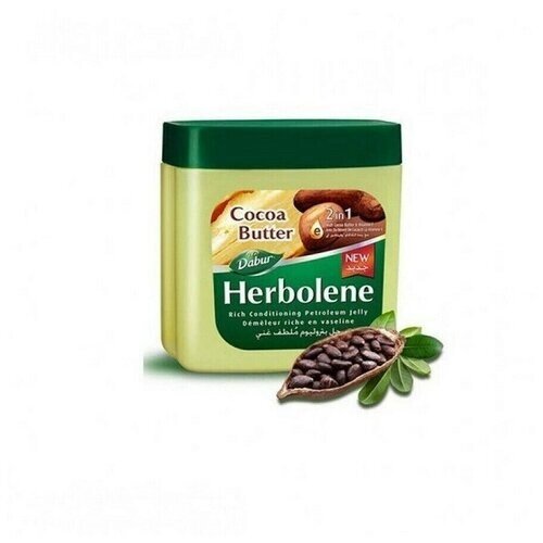Крем для кожи Вазелин Dabur Herbolene с маслом Какао и витамином Е 225мл