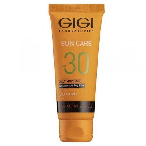 Крем для лица Gigi Sun Care Daily Moisture SPF 30 солнцезащитный, для сухой кожи, 75 мл