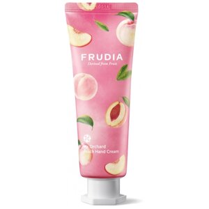 Крем для рук с персиком FRUDIA питательный - Squeeze Therapy Peach Hand Cream, 30 г