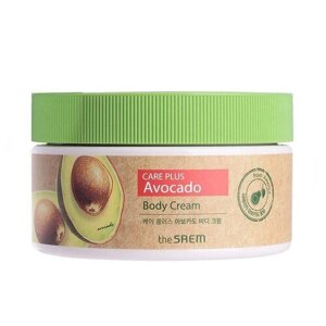 Крем для тела увлажняющий питательный авокадо для сухой кожи The Saem Avocado Body Cream Корея
