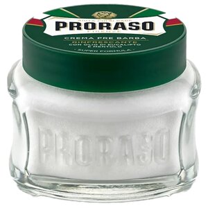 Крем до бритья Зеленая Эвкалипт и Ментол Proraso, 150 г, 100 мл