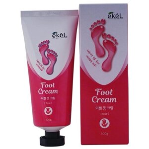 Крем Ekel Крем для ног успокаивающий с экстрактом розы - Foot cream rose, 100г