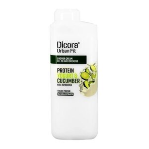 Крем-гель для душа Dicora Protein yogurt & cucumber, 400 мл