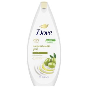 Крем-гель для душа Dove Питательный уход с маслом оливы, 250 мл, 260 г