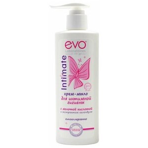 Крем-мыло для интимной гигиены Evo с молочной кислотой и экстрактом календулы, 200 мл G-B-194986005