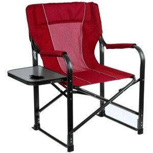 Кресло Maclay, туристическое, стол с подстаканником, размер 63 х 47 х 94 см, цвет красный