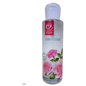 Крымская роза Тоник Розовый омолаживающий на основе гидролата розы, 200 мл