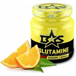 Л-Глутамин порошок Binasport "L-GLUTAMINE"Глютамин) 500 г со вкусом апельсина