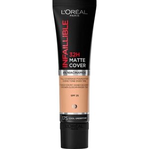 L'Oreal Paris Тональный крем Infaillible 32 часа матовое покрытие, SPF 25, 30 мл, оттенок: 175 песочный