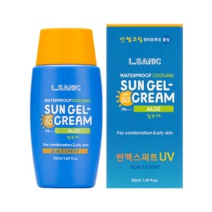 L. Sanic Гель-крем для лица солнцезащитный с алоэ - sun expert aloe gel-cream spf 50/pa, 50мл