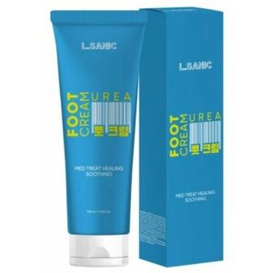 L. Sanic Крем для ног с мочевиной смягчающий - med treat healing soothing foot cream with urea, 100мл