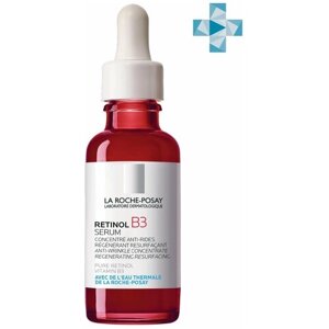La Roche-Posay Сыворотка интенсивная Retinol B3 против глубоких морщин, для выравнивания цвета лица и текстуры кожи, 30 мл