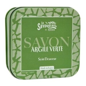 La Savonnerie de Nyons Мыло кусковое Argile Verte, 100 г