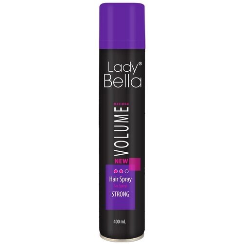 Lady Bella Лак для волос Strong, экстрасильная фиксация, 400 мл