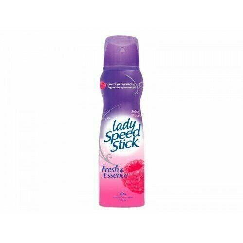 Lady Speed Stick Fresh & Essence Дезодорант-антиперспирант спрей Малина, 150 мл, 9 шт