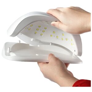 Лампа для маникюра и сушки ногтей Sun X plus, UV, LED, съемное дно, 120 Ватт.