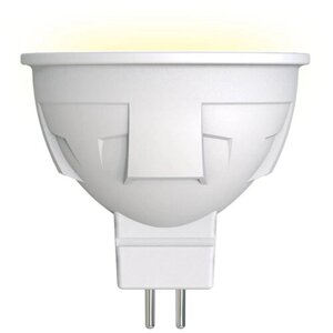 Лампа светодиодная (UL-00002424) uniel LED-JCDR 6W/WW/GU5.3/FR PLP01WH