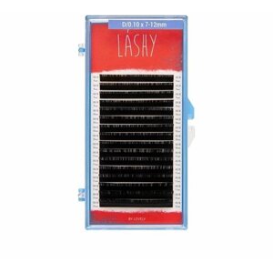 LASHY ресницы черные 16 линий MIX C 0.07 7-12mm