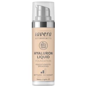 Lavera Тональный крем Hyaluron Liquid Foundation, 30 мл, оттенок: 01 Ivory Light