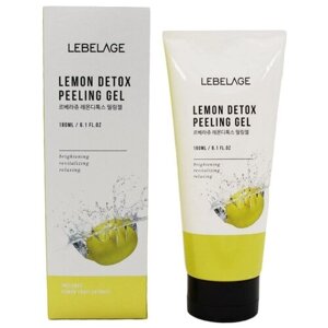 Lebelage пилинг-гель Lemon Detox Peeling Gel, 180 мл